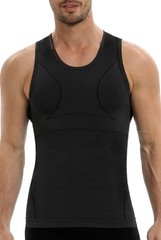 Slimming Compression Shirt for Men Gynecomastia Body Shaper Vest Undershirt Tank