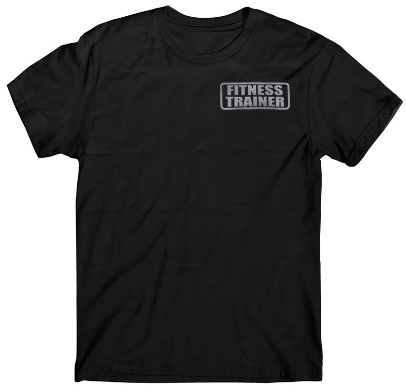 Fitness Trainer t shirt, reflective logo, movie Personal Trainer t shirt