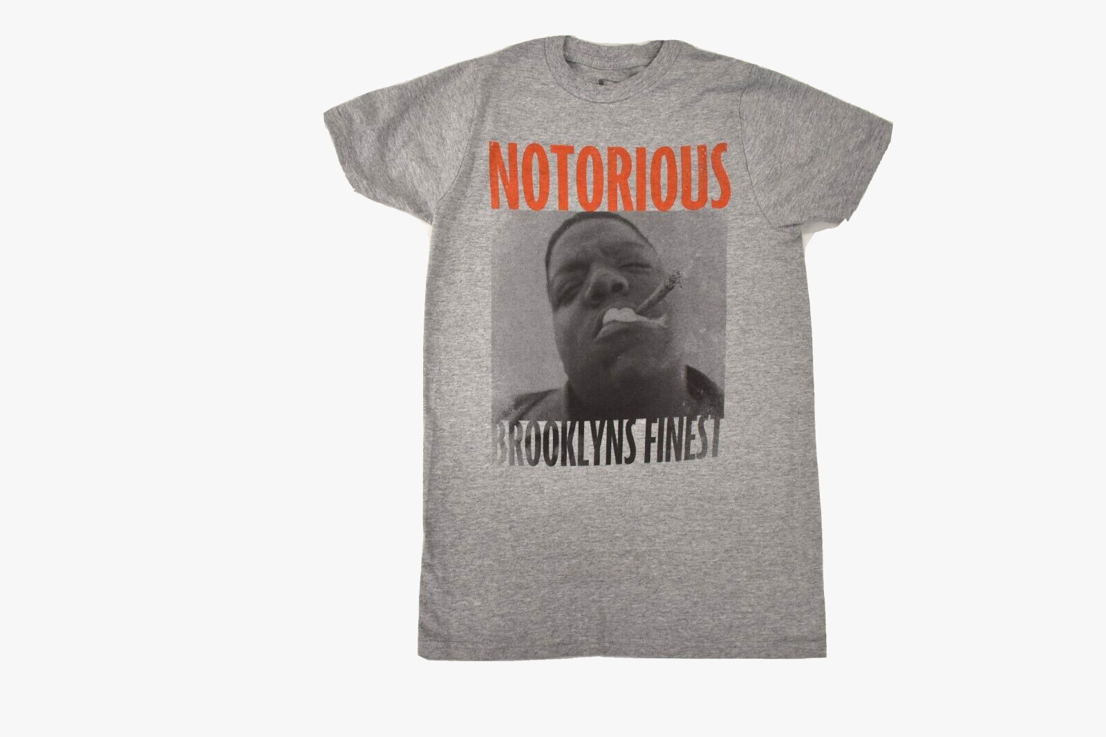 Brooklyn Mint Mens Notorious BIG Brooklyn’s Finest Gray Shirt New XS-2XL