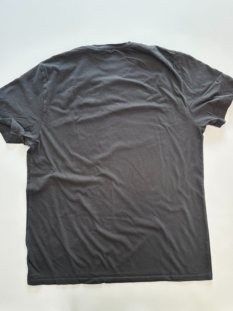 Old Navy Nirvana Graphic T-shirt Large Dark Gray Yellow Band Street Concert Band gallery