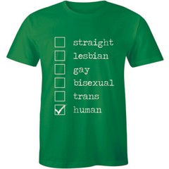 Straight Lesbian Gay Bisexual Trans Human – Tolerance LGBT Men’s T-shirt Tees