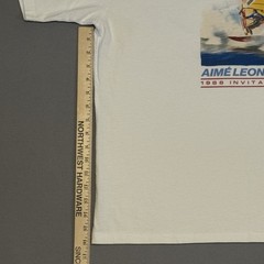 Aime Leon Dore White Wind Surfer Boating Tee Logo Large L NY Spring Summer ALD