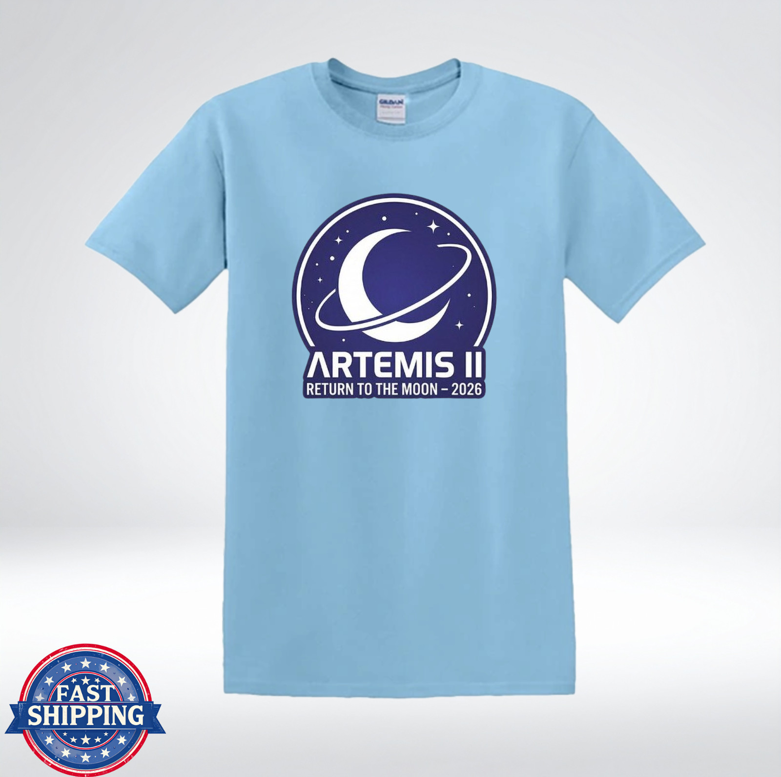 Artemis II Return To The Moon 2026 Space Mission Graphic T-Shirt gallery