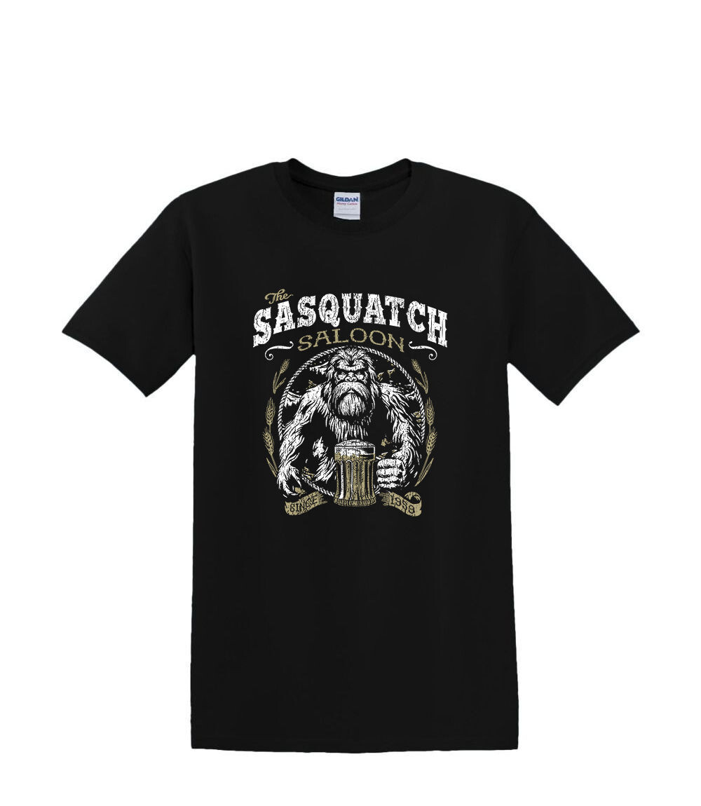T-Shirt S to 2XL 3XL - SASQUATCH SALOON - BIGFOOT SASQUATCH FUNNY Adult gallery