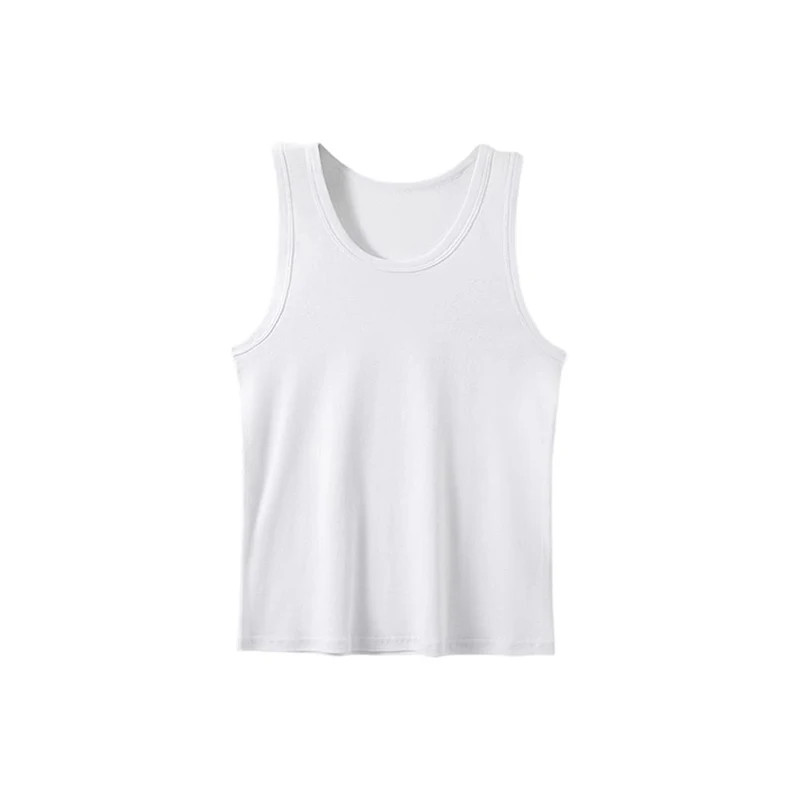 1/3 Pack Four Seasons Men's Cotton Joker Vest Teenagers Simple Fit Sports. gallery