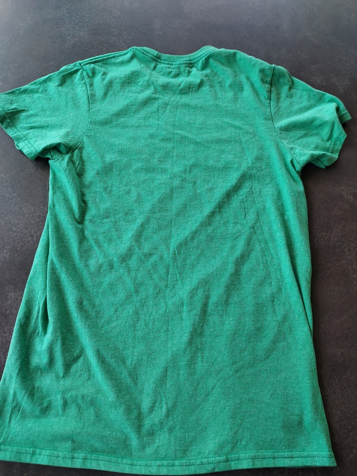 Men's Fifth Sun Green T-Shirt Size Small "I'm Feeling Lucky" 50% Cotton 50% Poly gallery