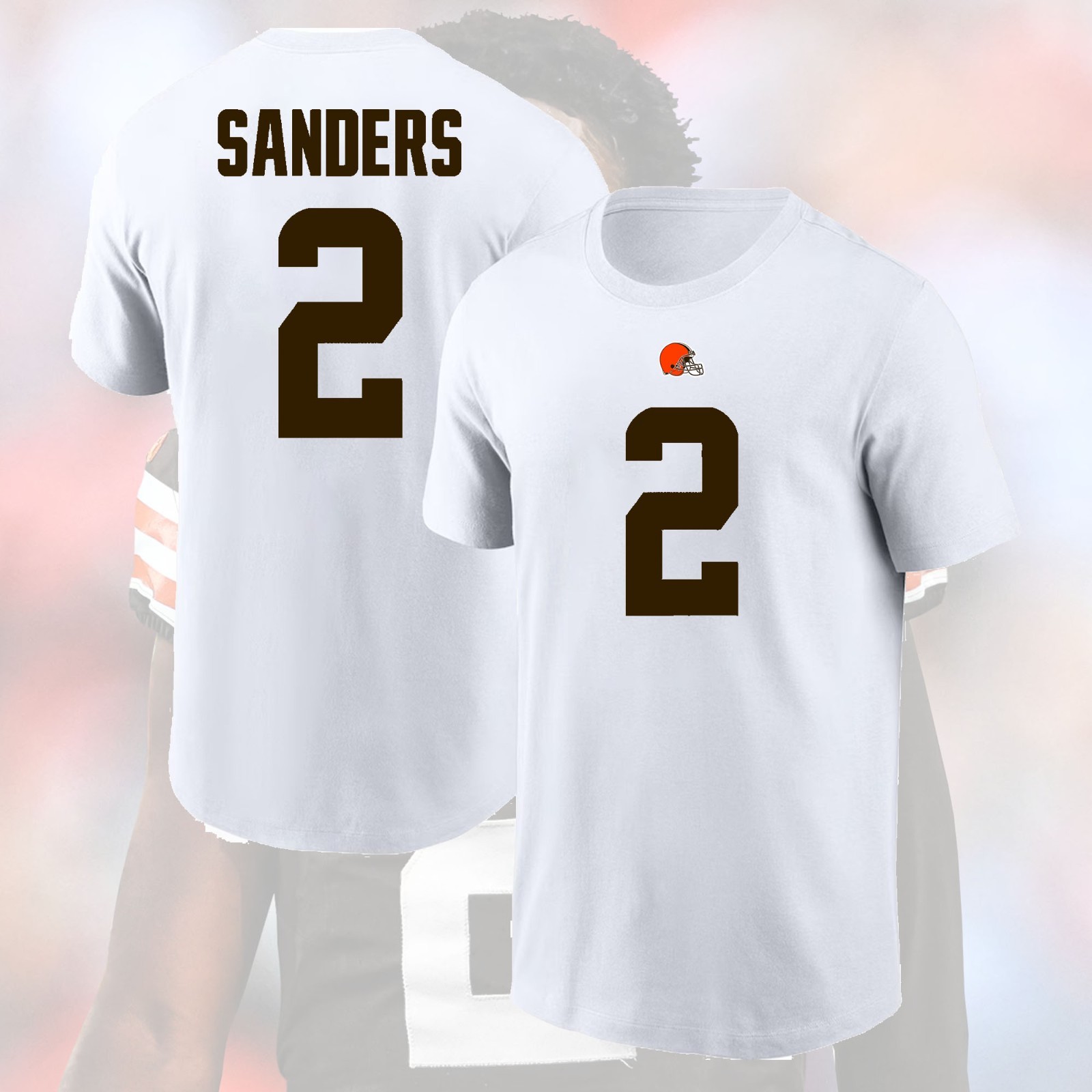 NEW ITEM! Shedeur Sanders #2 Cleveland Br0wns 2026 Name & Number For Fans