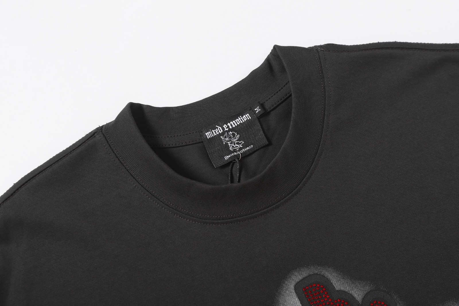 Mixed Emotio Graphic Tee Shirt Black Short Sleeve S-M-L-XL gallery