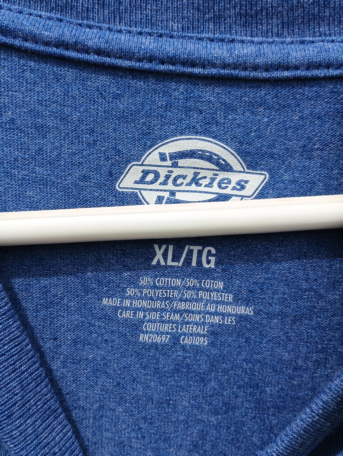 Dickies Men's Navy Blue Pocket Logo Short Sleeve Crew Neck T-Shirt Size XL gallery