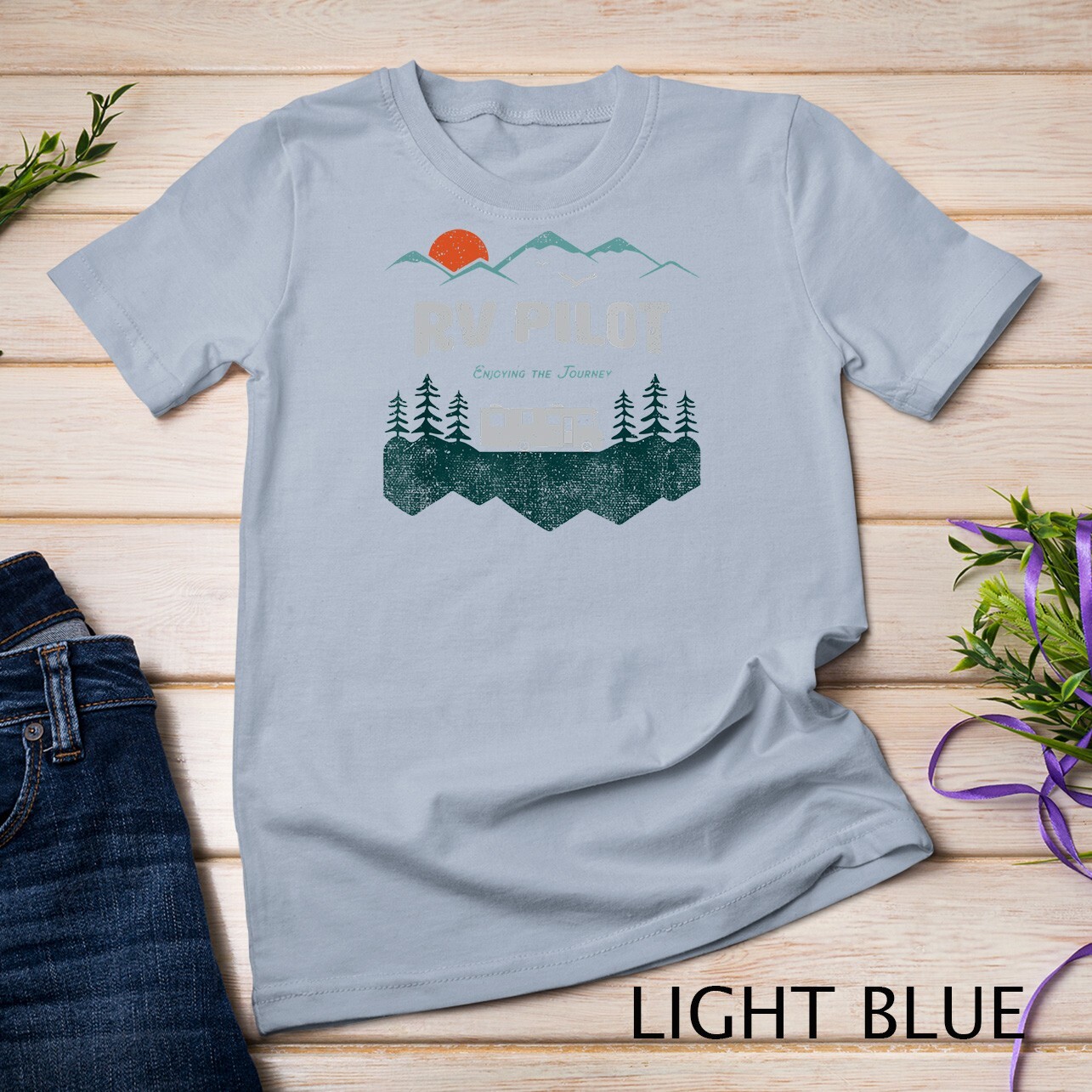 RV Pilot Camping Shirt Motorhome Travel Vacation Gift Unisex T-shirt gallery