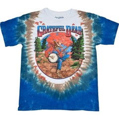 [Limited Edition] Vintage Grateful Dead Banjo Tie-Dye T-Shirt Liquid Blue