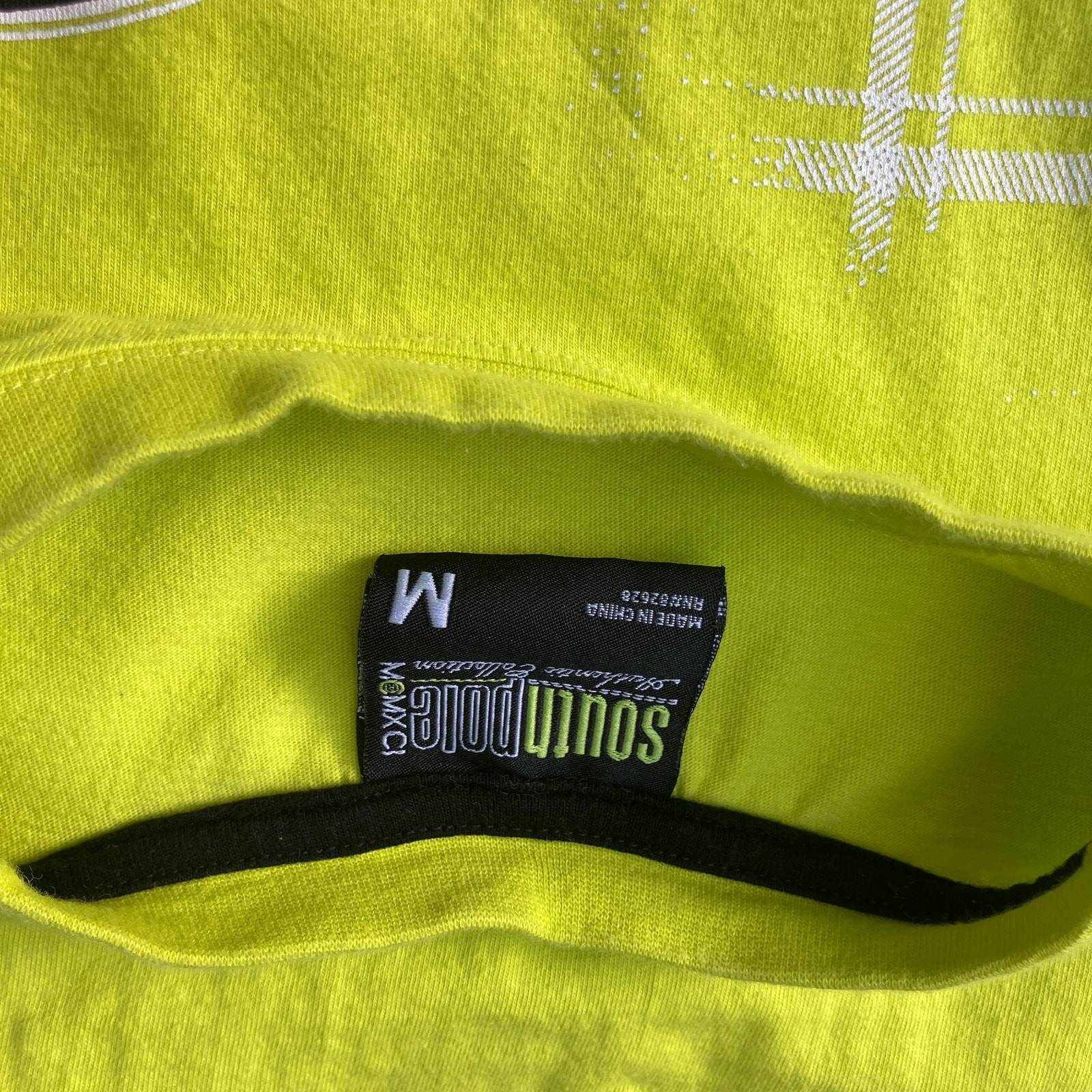 SouthPole T Shirt Sz M Neon Green Y2K Jesse Pinkman Skater Punk Streetwear gallery