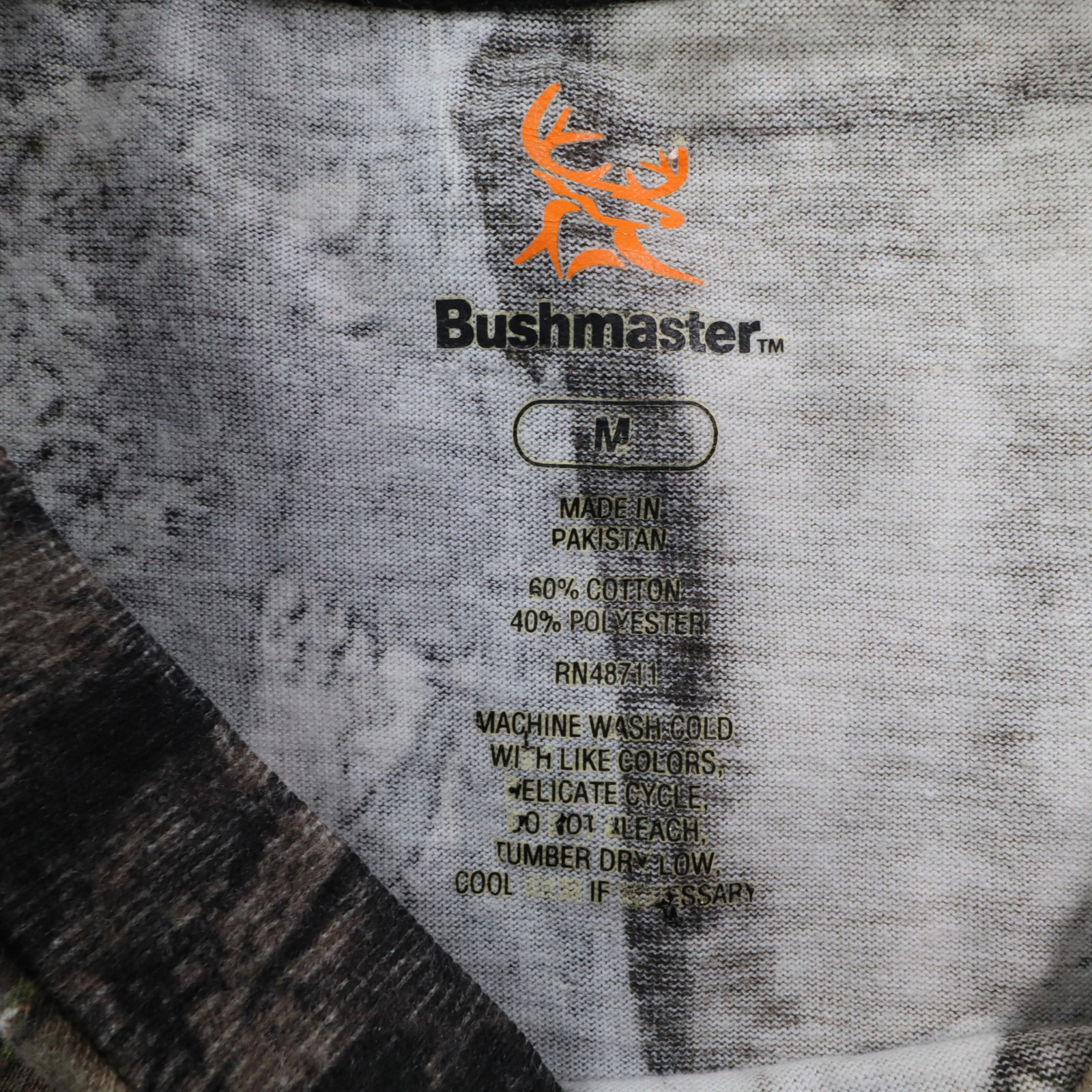 Bushmaster Pocket Tee T-Shirt Mens M Multicoloured Cotton Blend Realtree gallery