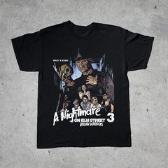 RETRO A NIGHTMARE ON ELM STREET HORROR GRAPHIC UNISEX T-SHIRT S-5XL