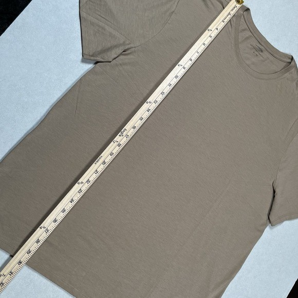 New Vince Essential Pima Cotton Crew Neck T-Shirt Sz XL Men's Tan Brown NWT gallery