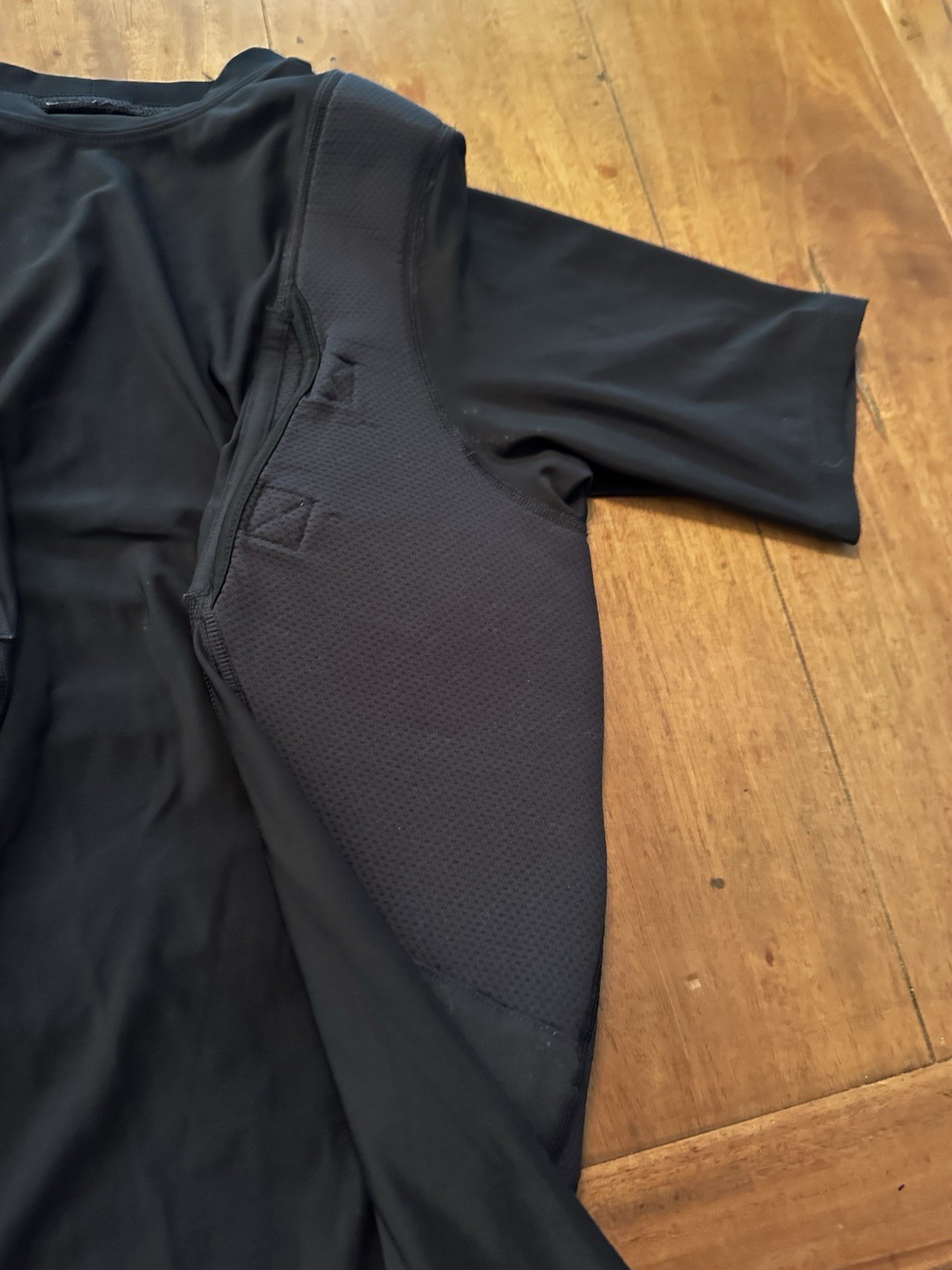 5.11 Tactical Shirt Men's LG Black Conceal Carry Holster Under Gear Padded Tee gallery