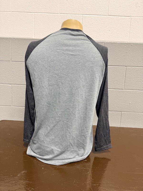 JD Graphite/Charcoal Grey 3/4 Sleeve Baseball Shirt gallery