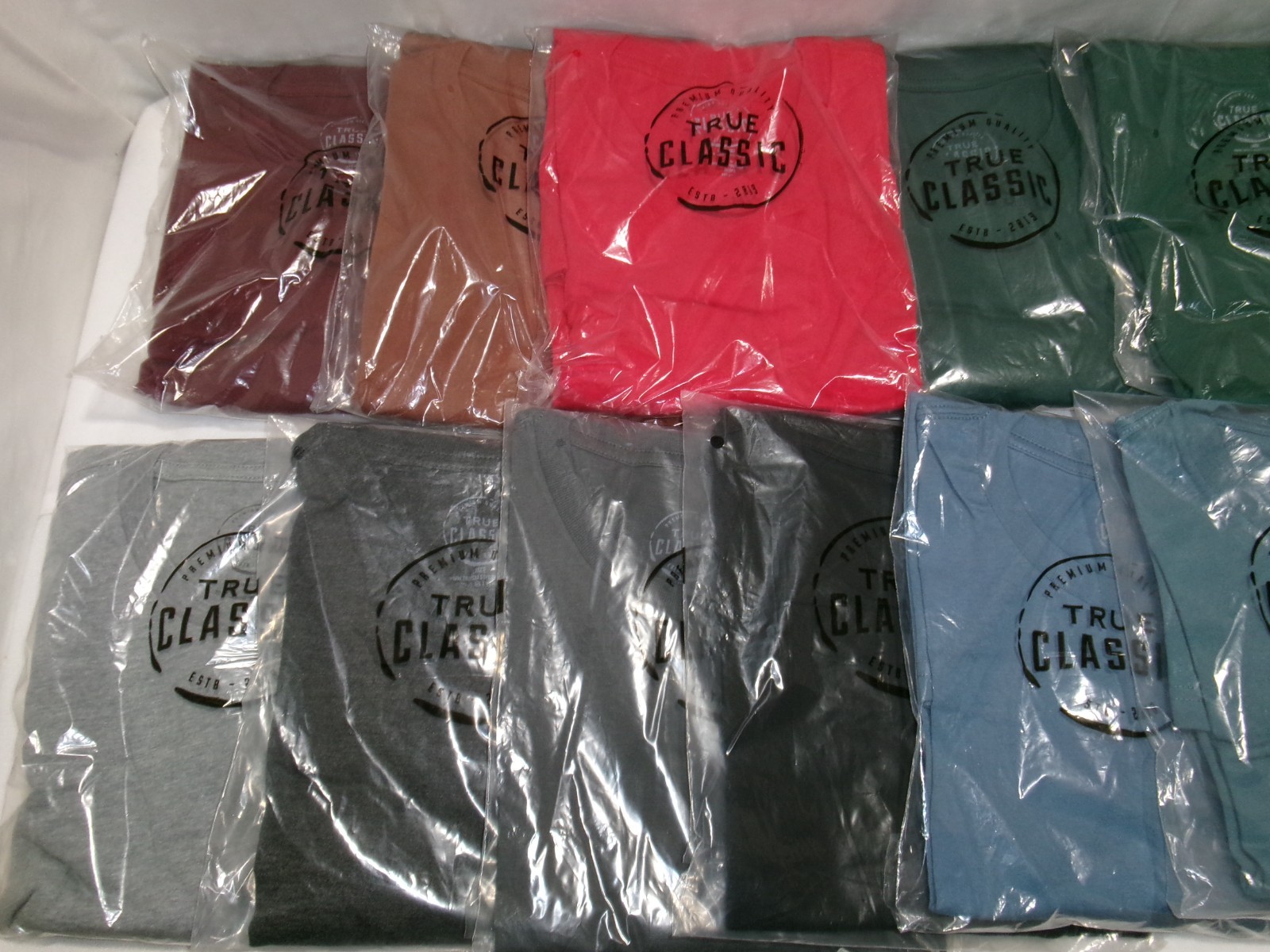 True Classic Crew Neck Long Sleeve Tees Assorted Sizes & Colors gallery