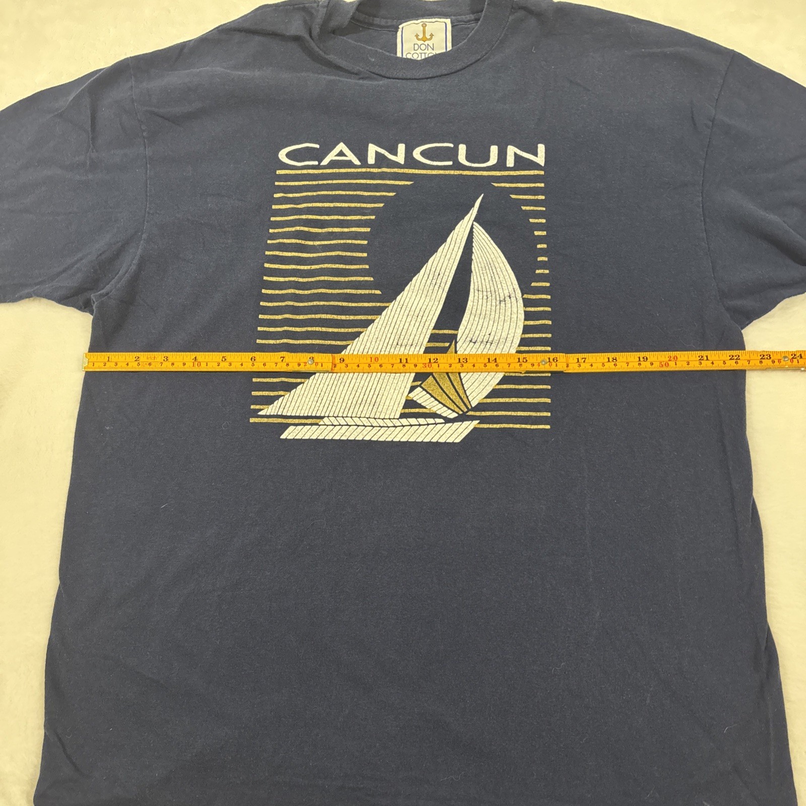 Vintage Single Stitch Men’s XL Cancun Tee Made In USA Single Stitch gallery