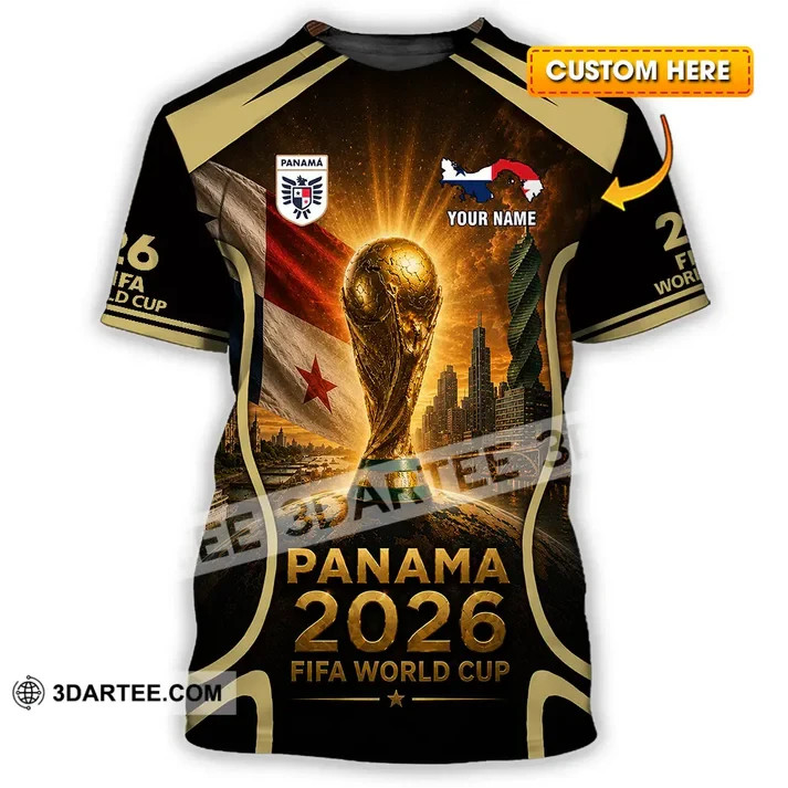 New Unisex Shirt - Custom Name Panama World Cup 2026 Shirt VK13619 gallery