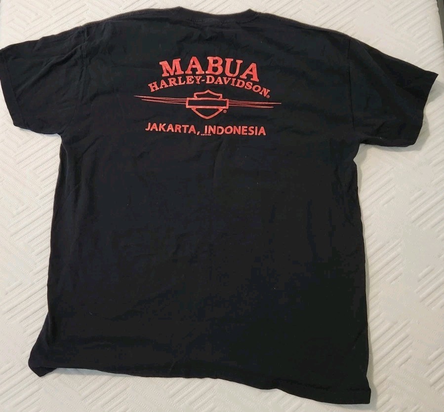 Harley-Davidson Legendary Mabua Indonesia Jakarta XL Tee Shirt T-Shirt Black gallery