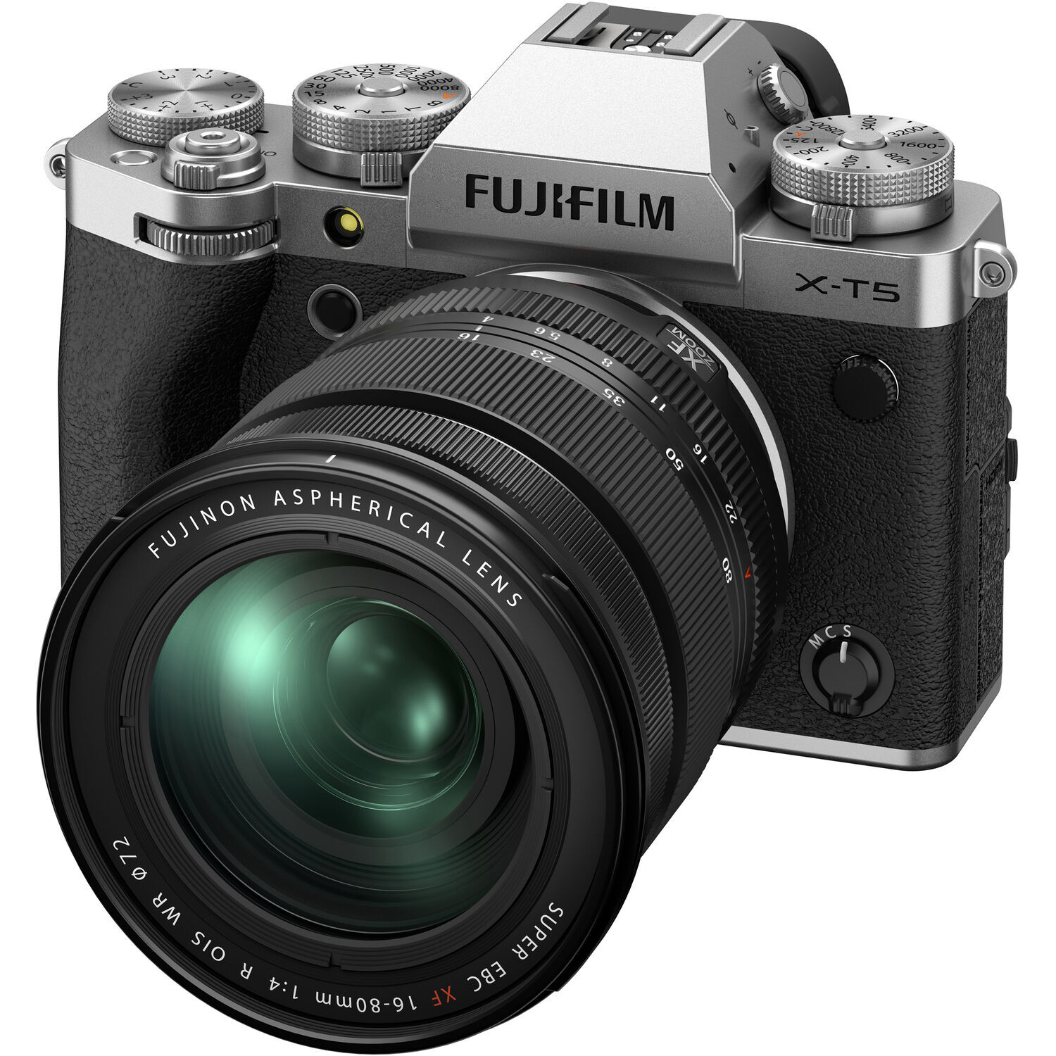 FUJIFILM X-T5 Mirrorless Camera with 16-80mm Lens Silver – 14PC Accessory Bundle