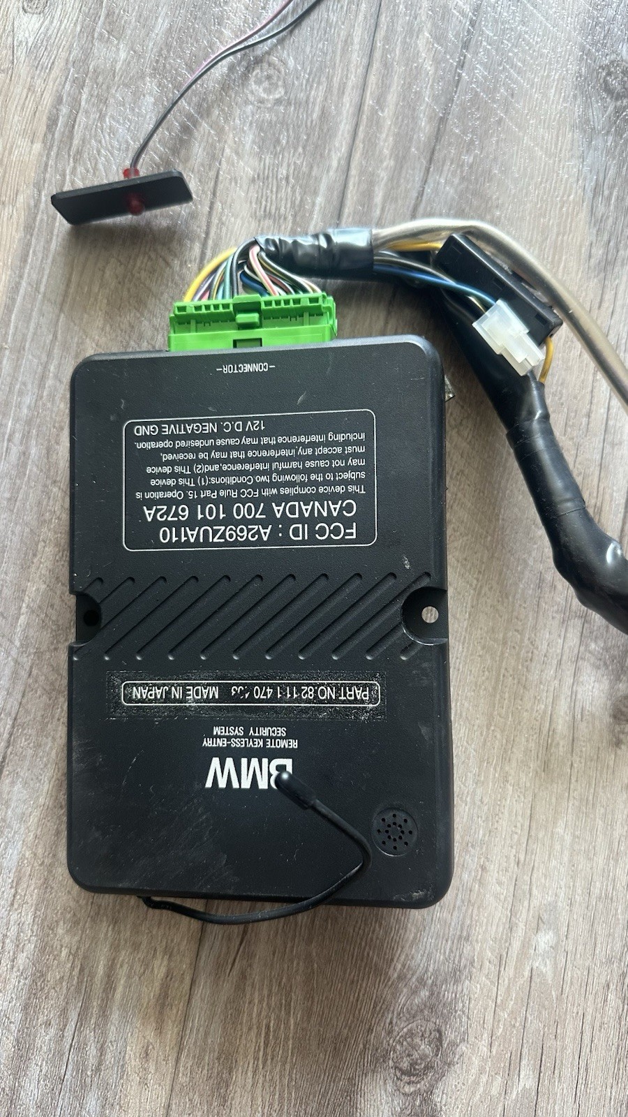 BMW E36 Z3 Keyless Entry Module with Siren Complete Set 96-02 OEM