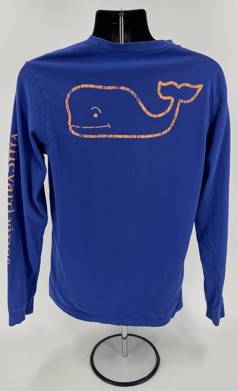 Vineyard Vines Long Sleeve Men’s Size Small S Periwinkle Blue w/ Peach Whale