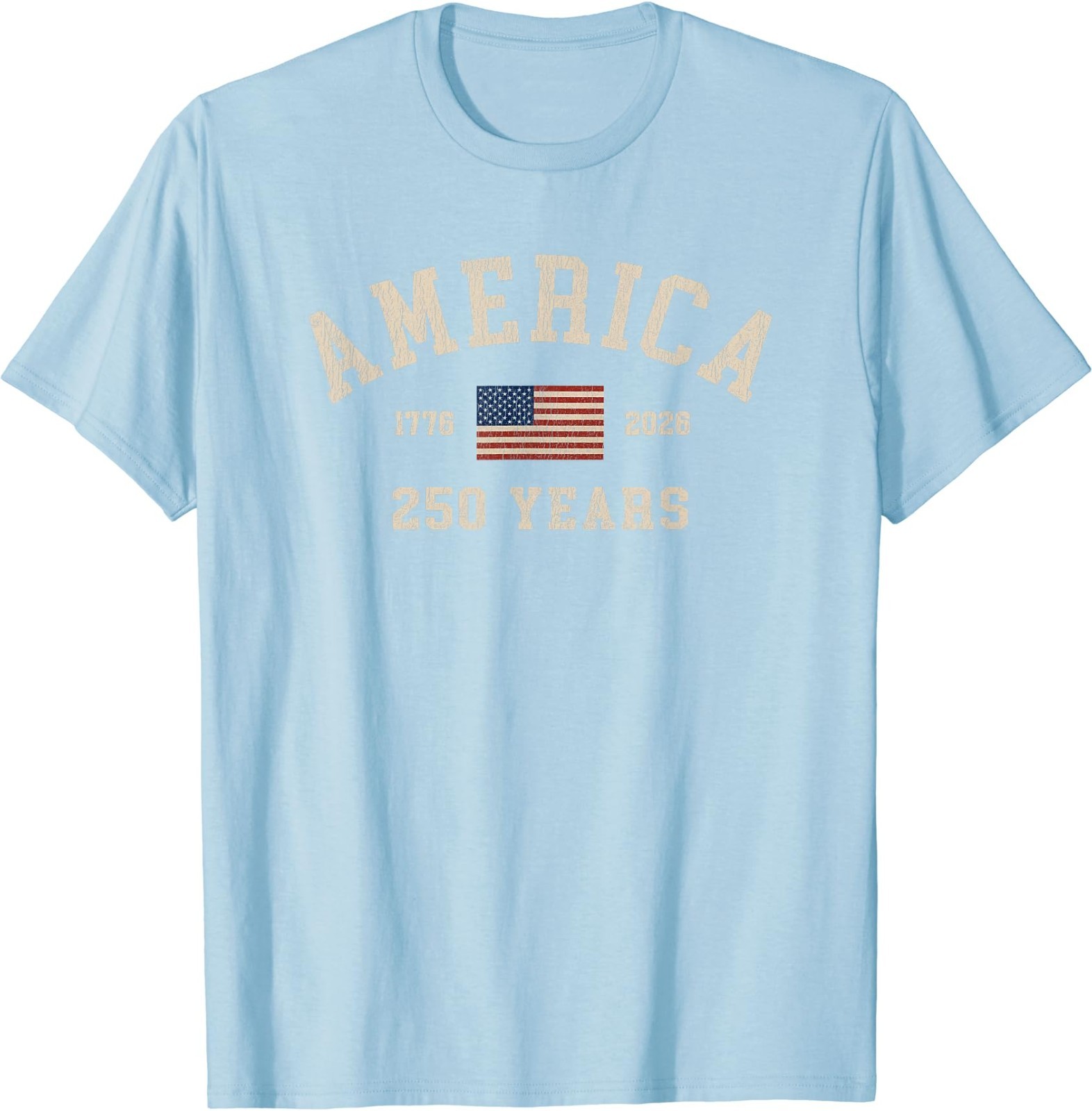 America 250 Years USA United States Flag July 4th 2026 1776 T-Shirt gallery