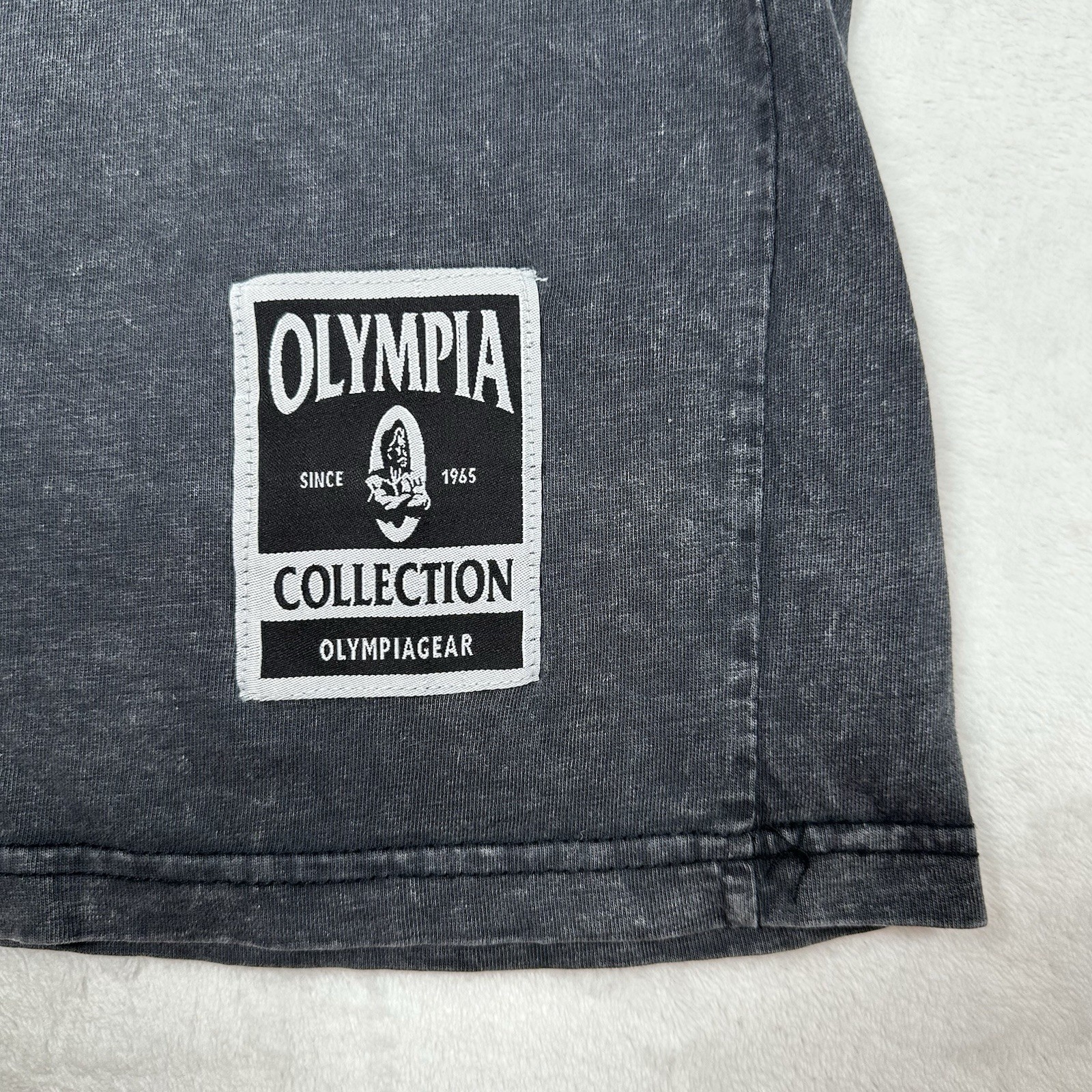 Joe Weider Mr Olympia Oversized Heavyweight T-Shirt Bodybuilding Gym Mens M gallery