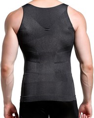 Men’s Slimming Body Shaper Gynecomastia Compression Tank Top Workout Shirt Vest