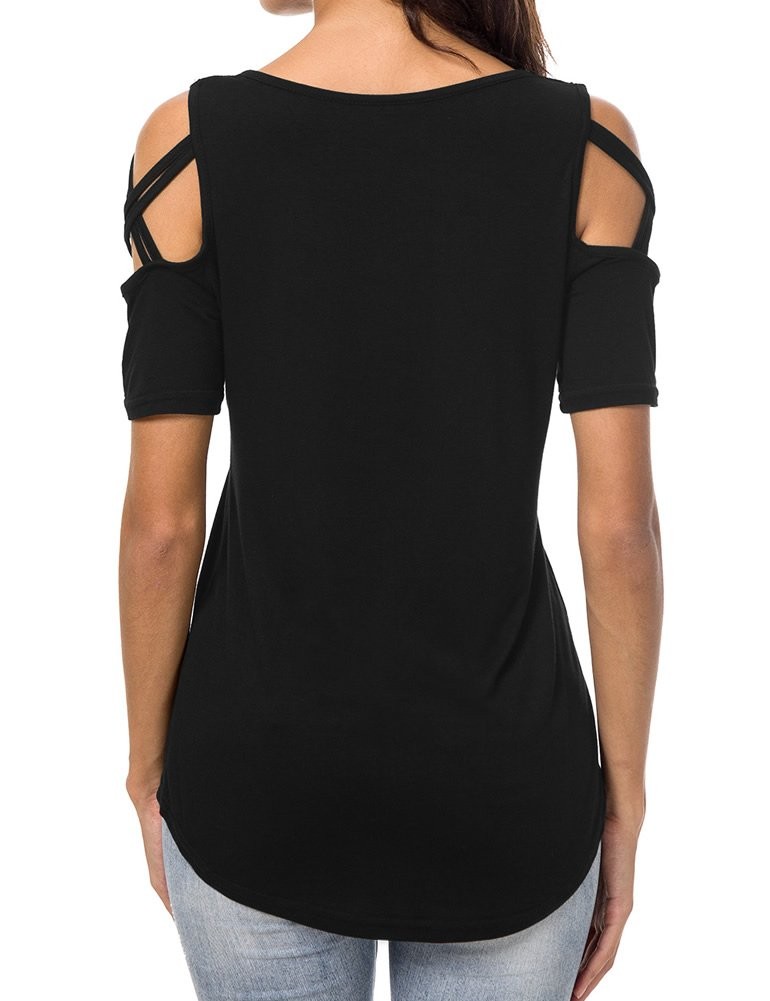 Women's 40th Birthday Gifts I Make 40 Look Good Cold Shoulder Short Sleeve Cr... gallery