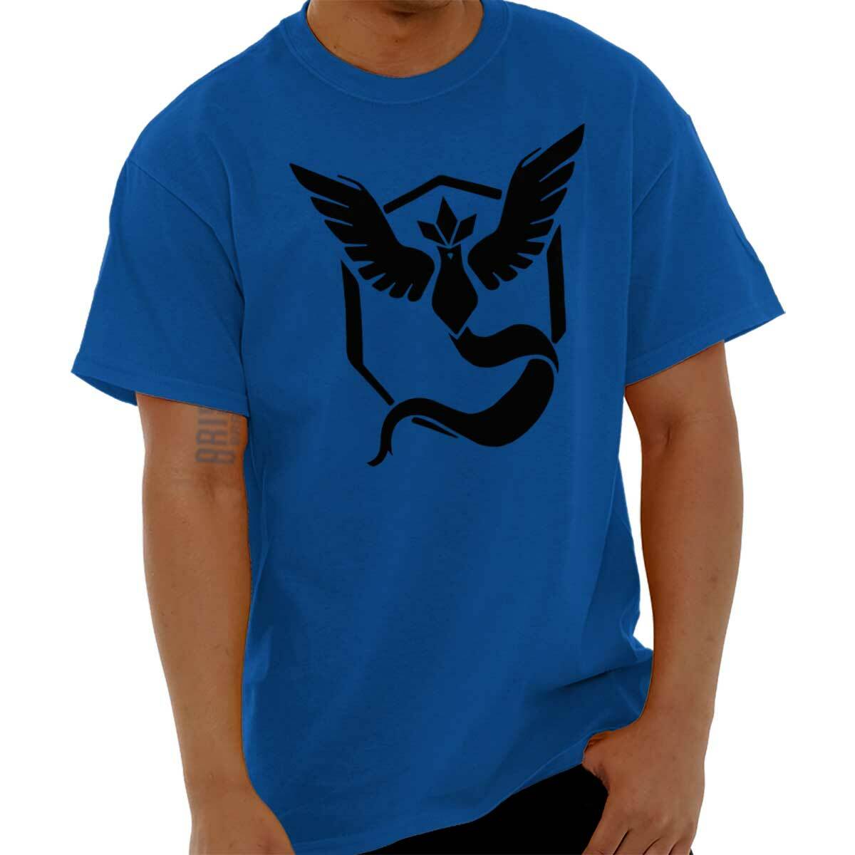 Team Mystic Gamer Nerd Video Gaming Gift Womens or Mens Crewneck T Shirt Tee