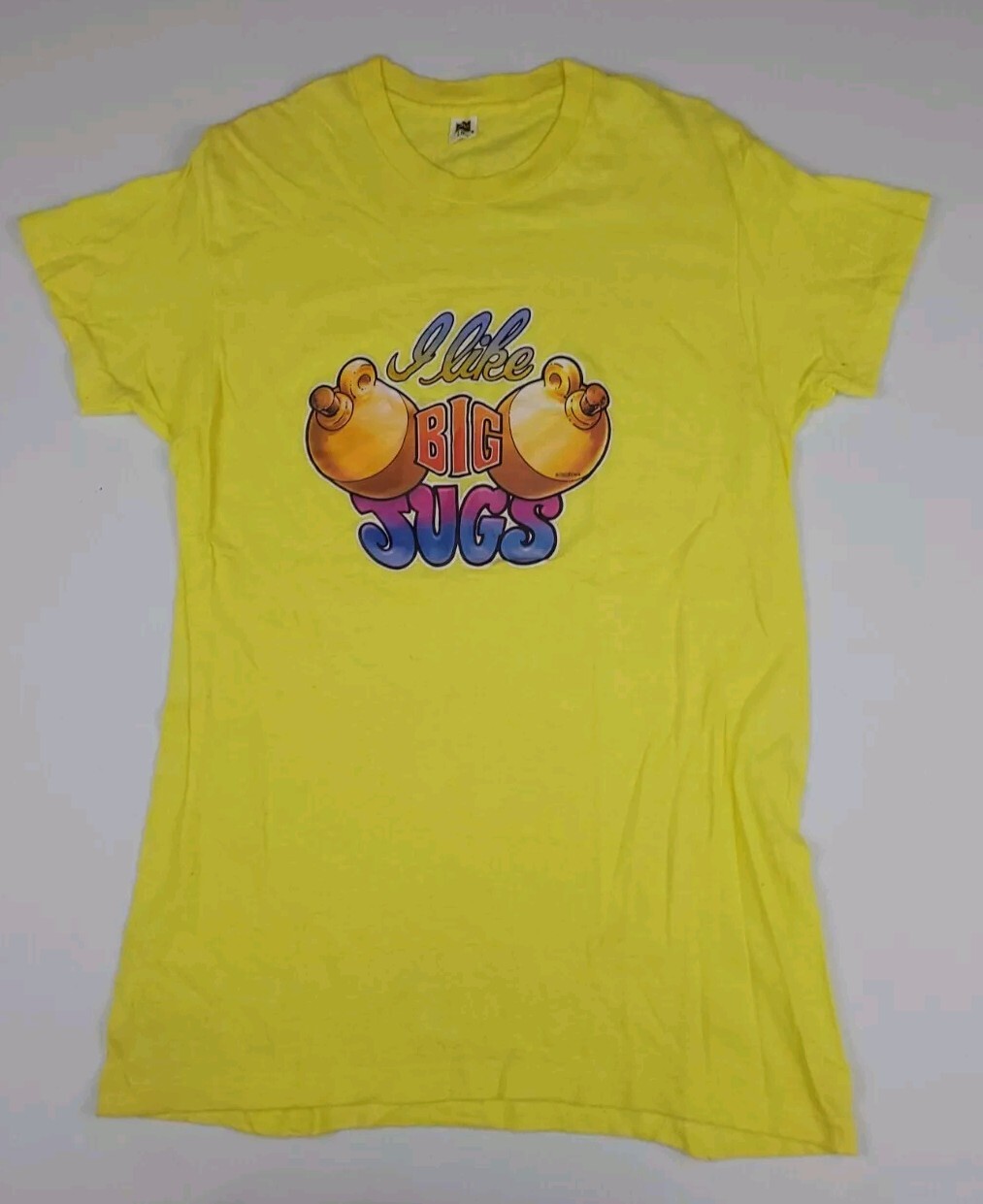 Vintage 70s 1979 I Like Big Jugs Print T Shirt Vtg Rare 1970s Funny Joke Art USA
