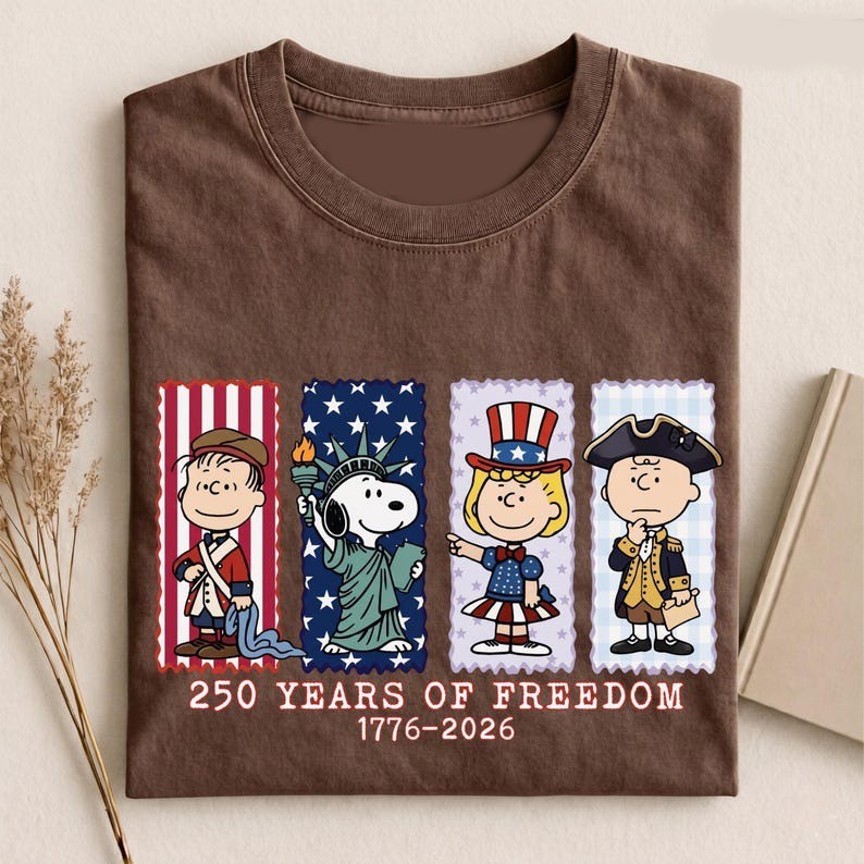 America 250th Anniversary Shirt, Patriotic Snoopy Tee, Retro American Shirt gallery