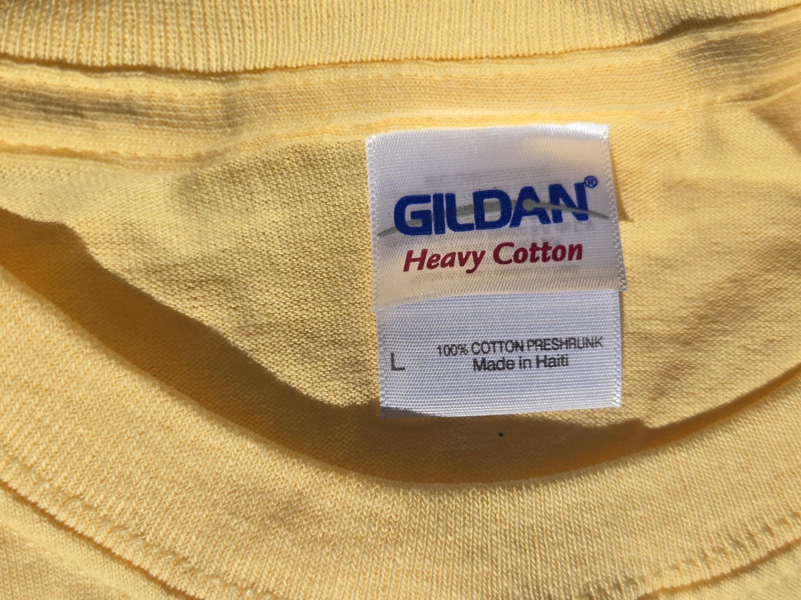 NEW Bulk Lot of 20 GILDAN T-Shirts Heavy Duty Cotton Tee - Blanks Size Men's L gallery