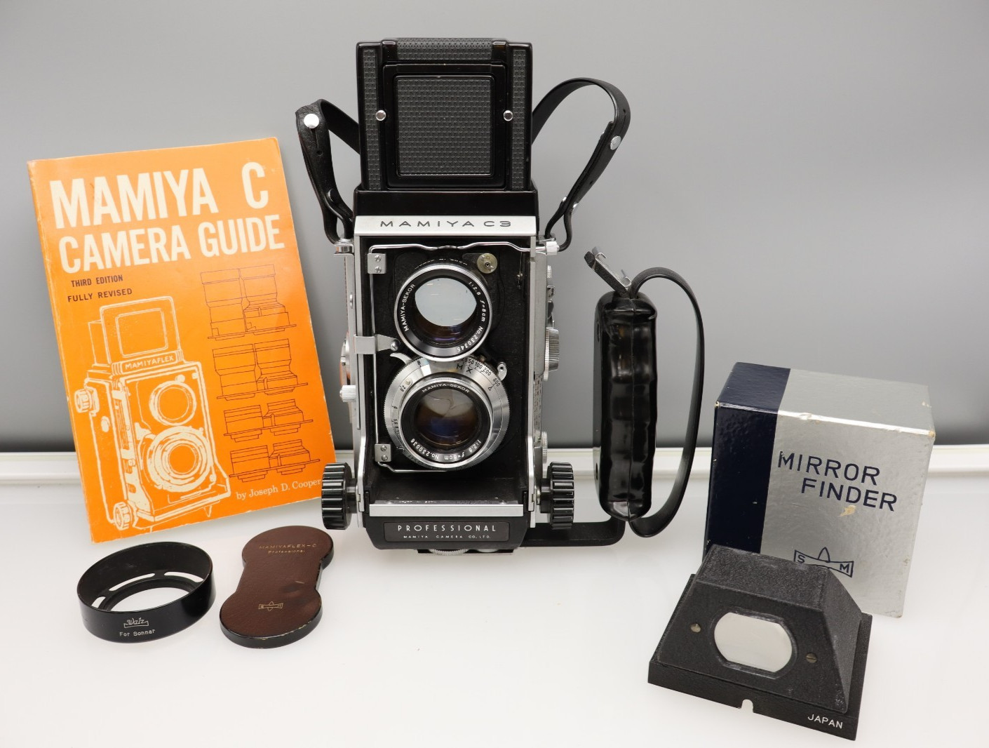 Mamiya C3 Pro 6×6 TLR Film Camera with Sekor 80mm f2.8 TESTED! WORKS!