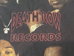 ALTERED & DAMAGED! 2005 Death Row Records Shirt Suge Knight Dre Snoop Dogg Tupac