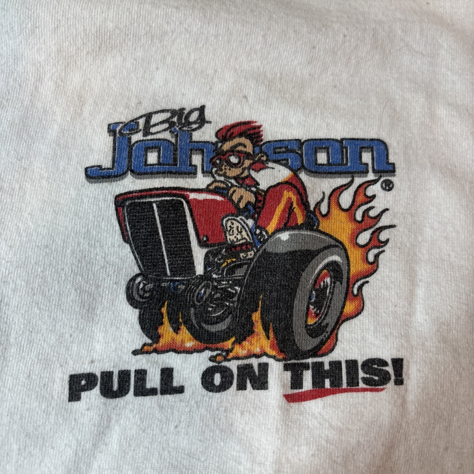 Big Johnson T-Shirt Size Extra Large XL Pullers Pull On This Tractor Vintage gallery