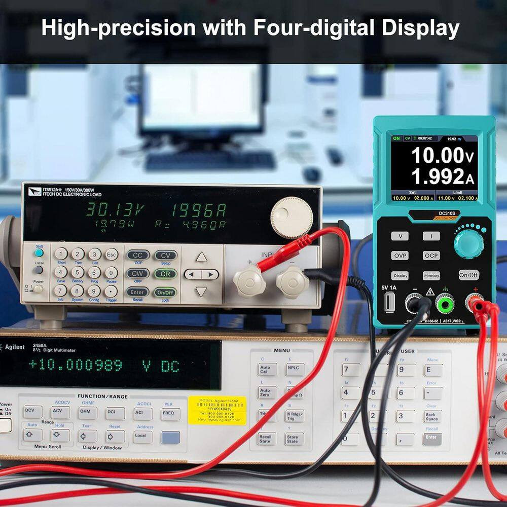 Programmable DC Power Supply (0-30 V 0-10 A) 110V Input High Precision with PC S