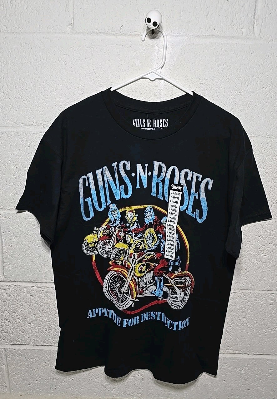 Guns N Roses Appetite Destruction T-Shirt SZ Large $26.99 Retail (Hang) gallery
