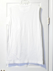 Duluth Trading Men’s Size M White Sleeveless LongTail T Pocket Crew BNWOT