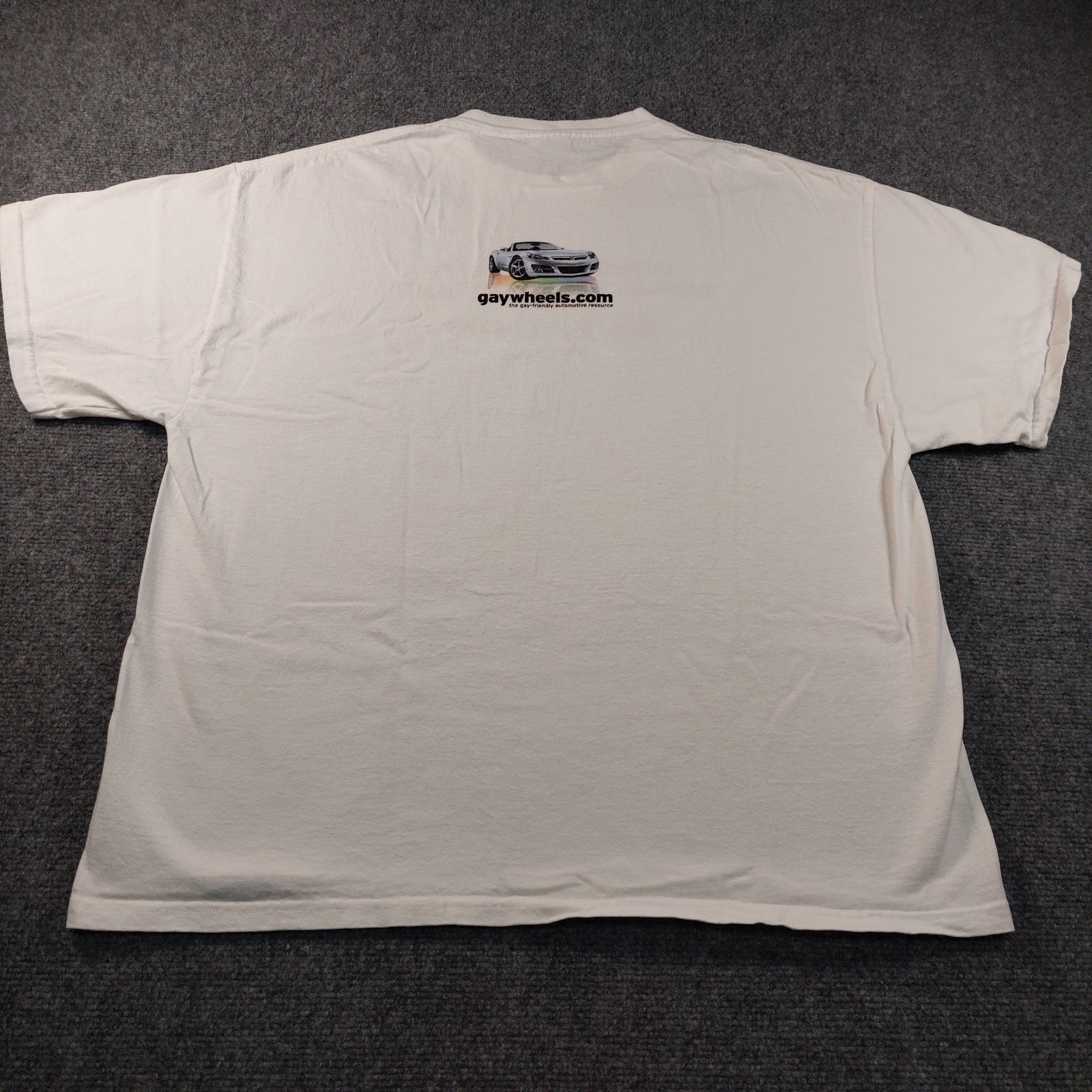 Vintage Saturn LGBTQ Grail Shirt XL Y2K Gaywheels Pride Car Promo Tee Delta Pro gallery