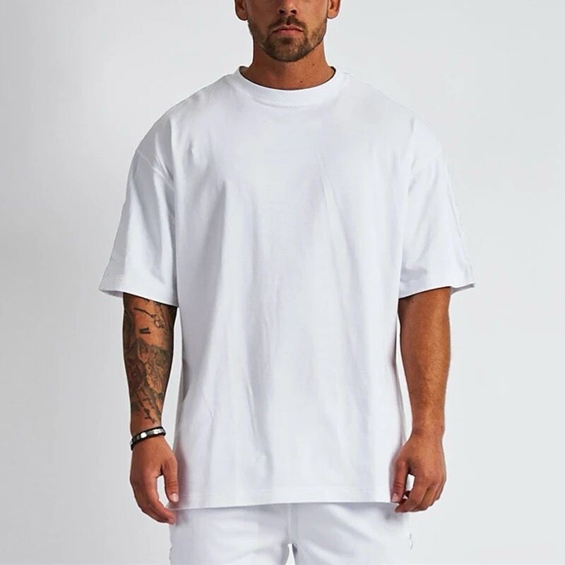 Mens 100% Cotton T Shirts High Quality. Soft And Breathable . Large Size