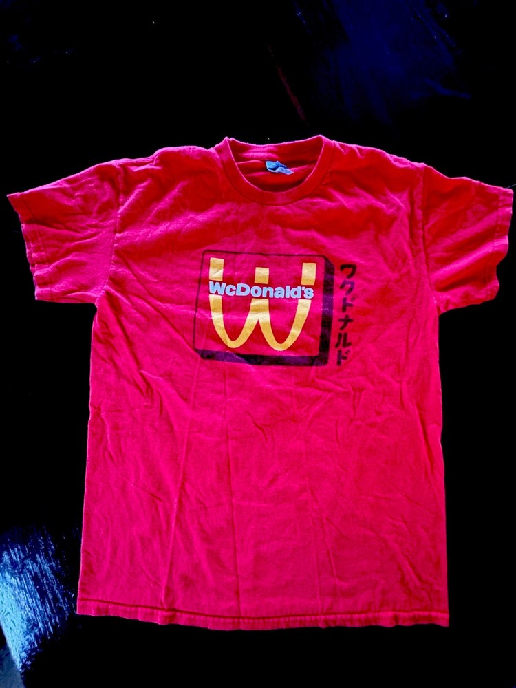 Red – WcDonald’s – official McDonald’s employee promo t-shirt. Medium.