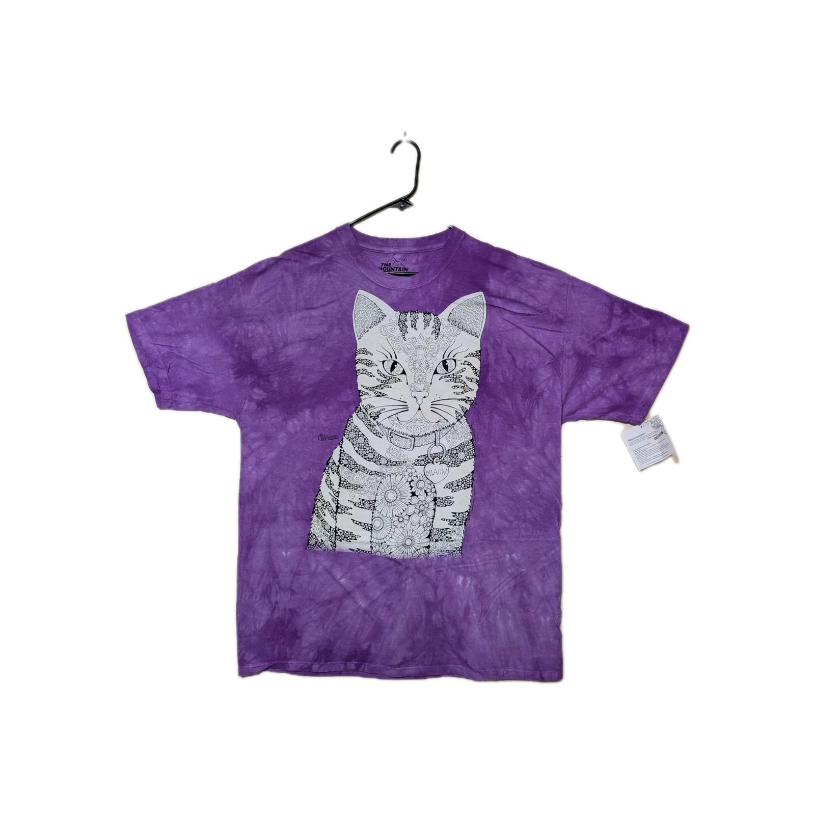 The Mountain T Shirt Men's Purple Colorwear Cat 2XL Retired Logo Tag #1011 gallery