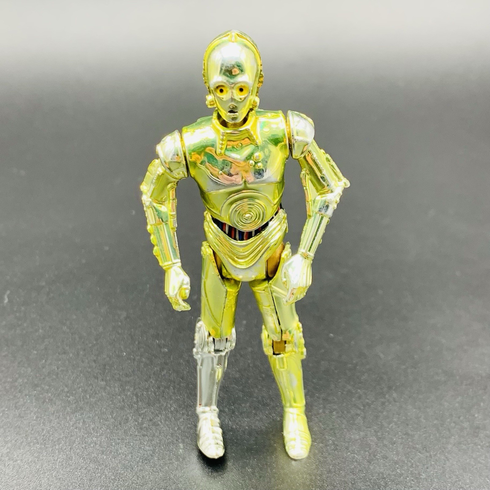 Star Wars C-3PO 3.75” Loose Figure Gold Chrome with Silver Leg 2006 LFL Hasbro