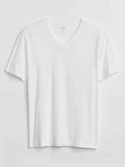 Gap Men’s Short Sleeve Vee Neck Tee Everyday V Neck T-shirt Size S M L XL XXL