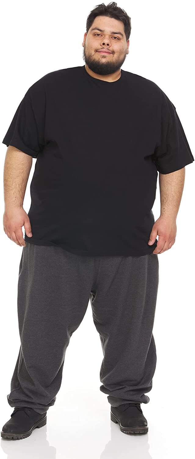 BILLIONHATS 4 Pack T-Shirts - Size 7X - Plus Size Men's Solid Colors Cotton gallery