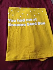 McDonald’s “You Had Me At Sesame Seed Bun” Yellow/Orange T-Shirt 2XL